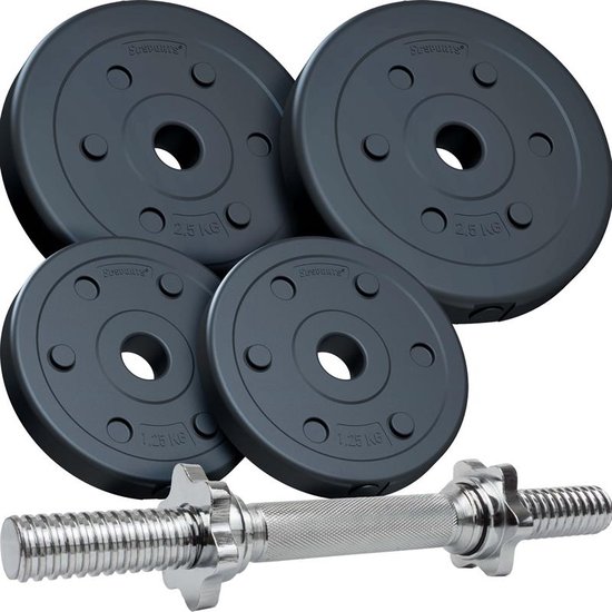 Trend24 - Physionics - Dumbellset 30 kg halterset 2 x 15 kg Trend24 - Physionics - Dumbellset 30 kg halterset 2 x 15 kg