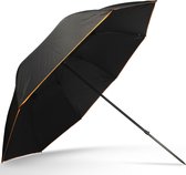 NGT Parapluie de pêche Brolly 50 "avec fonction d'inclinaison - Diamètre 197cm - Zwart