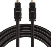 By Qubix Toslink kabel - 2 meter - zwart - optical cable audio - audio male to male - PVC edition - Optische kabel van hoge kwaliteit!
