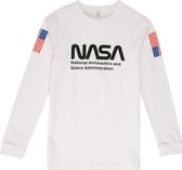 Urban Classics NASA Kinder Longsleeve shirt -Kids 158- NASA Worm NASA Wit
