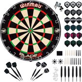 Winmau Blade 5 Dartbord + 2 Sets KOTO Steeldarts + 90 Pieces