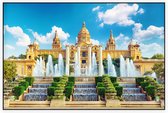 Museu Nacional d'Art de Catalunya in Barcelona - Foto op Akoestisch paneel - 225 x 150 cm