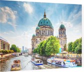 De Berliner Dom op het Museumeiland van Berlijn - Foto op Plexiglas - 60 x 40 cm