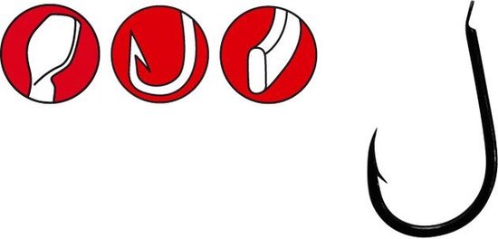 Gamakatsu Power Carp Ring Eye Barbless #10 van Gamakatsu — afbeelding 3