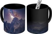 Magische Mok - Foto op Warmte Mok - Alpen - Melkweg - Dolomieten - 350 ML