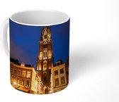 Mok - Koffiemok - Nacht - Domtoren - Utrecht - Mokken - 350 ML - Beker - Koffiemokken - Theemok