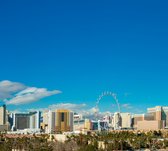 De uitgestrekte city skyline van Las Vegas in Nevada - Fotobehang (in banen) - 250 x 260 cm