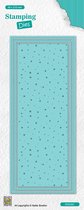 Nellie's Choice Stamping Die slimline Dots & stars STAD002 90x120mm