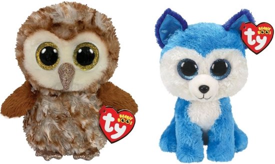 Ty Knuffel Beanie Boo's Percy Owl Prince Husky bol