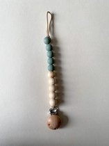 Fopspeenketting Blush / Taupe / Sage