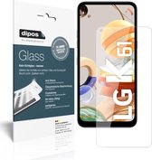 dipos I 2x Pantserfolie helder compatibel met LG K61 Beschermfolie 9H screen-protector