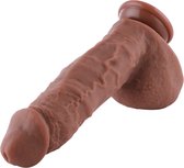 Dildo Thick KlicLok Large 25+ CM Bruin