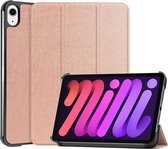 Tri-Fold Book Case - iPad Mini 6 (2021) Hoesje - Rose Gold
