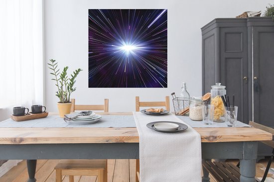 Une illustration d'une étoile de la voie lactée poster 100x100 cm - Tirage photo sur Poster (décoration murale salon / chambre)