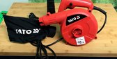 YATO Bladblazer - 600W - 4 m3/min - Instelbare snelheid - Blazen + Zuigen - Inclusief opvangzak