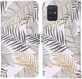 iMoshion Design Softcase Book Case Samsung Galaxy A71 hoesje - Glamour Botanic