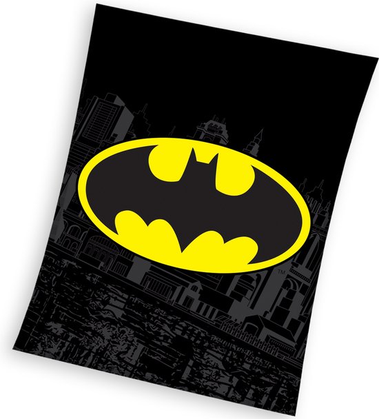Batman Fleece deken Logo - 110 x 140 cm - Polyester