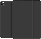 NOUVEAU! Apple iPad Pro 12.9 Inch 2020/2021 Case - Magnetic Smart Folio Book Case - Zwart - Screen Protector - Apple - iPad Pro 12.9 - iPad Case - Ipad Case - Ipad Cover - Autowake - Magnétique - Tablet Cover - Smartcase - Smartfolio