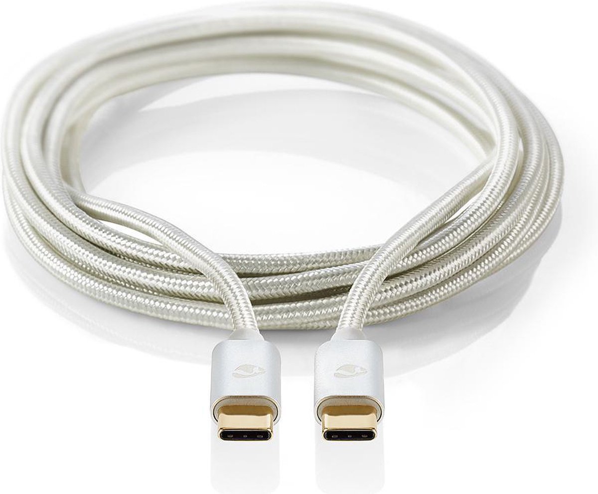 NEDIS CCTB60800AL20 USB-Kabel 2,00 m Zilver