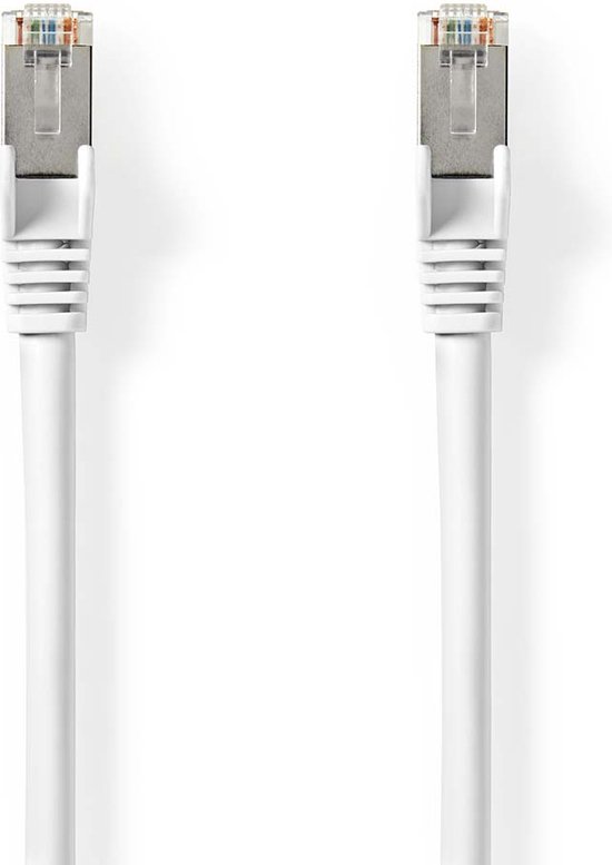 Cat 8.1 S/FTP Network Cable | RJ45 Male to RJ45 Male | 3.0 m | White |  bol.com