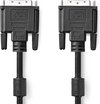 Nedis DVI-Kabel - DVI-D 24+1-Pins Male - DVI-D 24+1-Pins Male - 2560x1600 - Vernikkeld - 2.00 m - Recht - PVC - Zwart - Doos