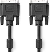 Nedis CCGB32000BK20 Dvi-kabel Dvi-d 24+1-pins Male - Dvi-d 24+1-pins Male 2,0 M Zwart