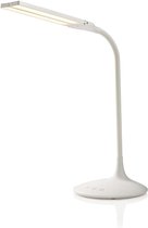 Nedis LED-Bureaulamp | Dimbaar | 280 lm | Oplaadbaar | Aanraakfunctie | Wit