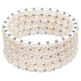 Valero Pearls Parel armband Sterling zilver Gekweekte zoetwaterparels wit