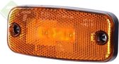 Zijmarkeringslamp Oranje, Contour lamp, 3 LEDS, 12/24 Volt, Horpol