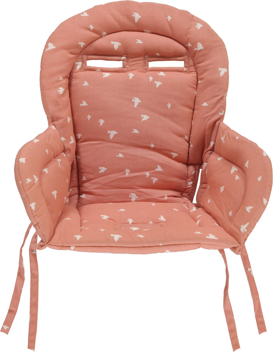 Briljant Baby Stoelverkleiner Birds Ash Rose
