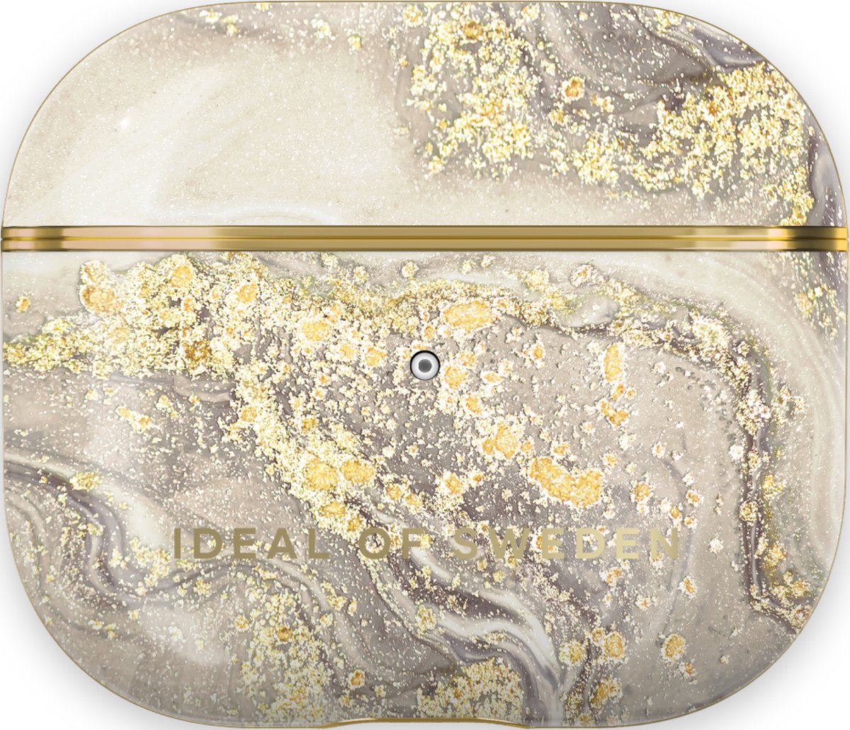 iDeal of Sweden AirPods Case Print Gen 3 Sparkle Greige Marble
