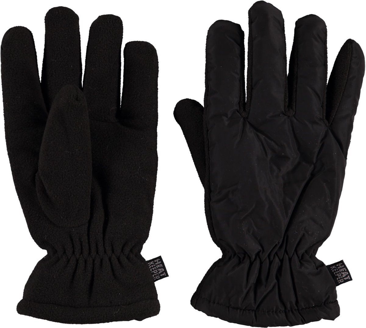 Mega thermo handschoenen heren- /M 1-Paar Zwart