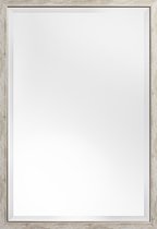 Moderne Spiegel 56x66 cm Grijs - Amelia