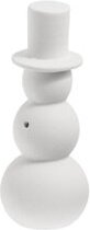 Storefactory sneeuwpopje keramiek - Kerstaccessoires - keramiek - 4 centimeter x 4 centimeter x 10 centimeter