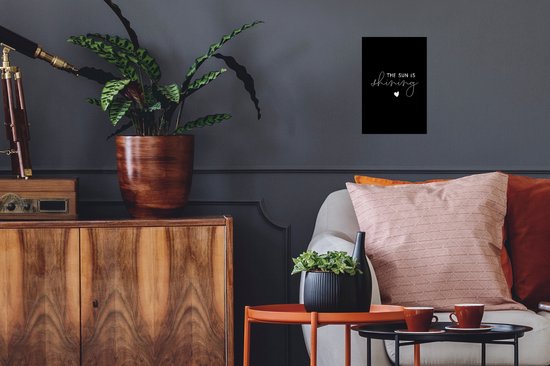 Poster Le soleil brille - Proverbes - Citations - 20x30 cm