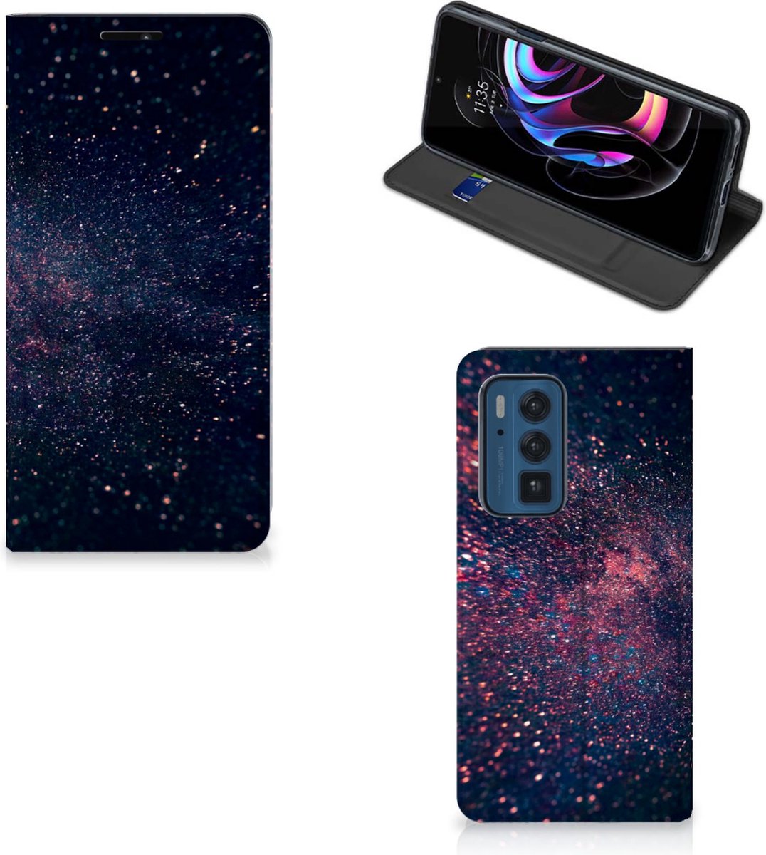 Motorola Edge 20 Pro Stand Case Stars
