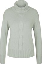 Tom Tailor Trui Gebreide Coltrui Met Kabel 1028998xx70 27832 Dames Maat - M