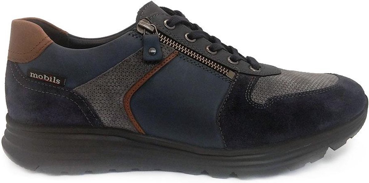 Blauwe Mephisto Veterschoenen Brayan