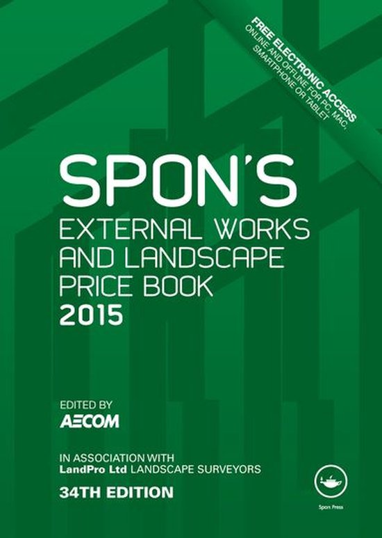 Spon's External Works and Landscape Price Book 2015 - cover