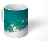 Mok - Visboten op het strand - 350 ML - Beker