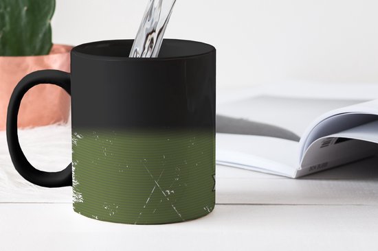 Magic Mug - Photo Warm Mug - Vintage - Army - Amérique - 350 ML - Sinterklaas Gift - Noël Presents - Shoes Presents - Handout Presents