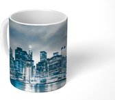 Mok - New York - Skyline - Winter - 350 ML - Beker