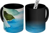 Magische Mok - Foto op Warmte Mok - Zee - Berg - Bos - 350 ML