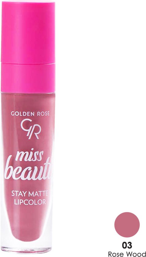 Golden Rose Lippenstift | Langanhaltende Farbe & Pflegende Formel | Einfach Aufzutragen, Dermatologisch Getestet