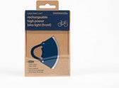 Bookman Curve Fietsverlichting - LED Voorlicht - Oplaadbaar via USB - Compact Design - Donker Blauw