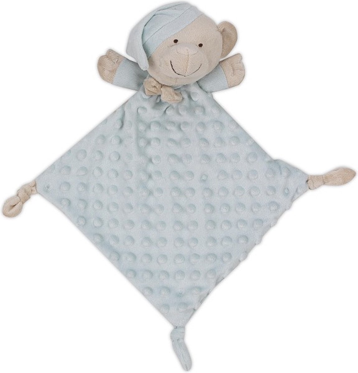 Interbaby Knuffeldoekje Beer 28 X 17 Cm Polyester Mintgroen