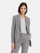 GERRY WEBER Geruite lange blazer