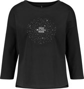 GERRY WEBER Dames Shirt met 3/4-mouwen Full Moon Schwarz-48
