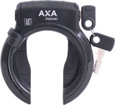 Ringslot Axa Defender - glanzend zwart + Bosch 2 tube cilinder (werkplaatsverpakking)