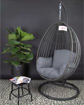 Hangstoel, Hangei Panama egg Grey Garden Impressions - Weerbestendig - Inclusief kussen - 2 jaar garantie